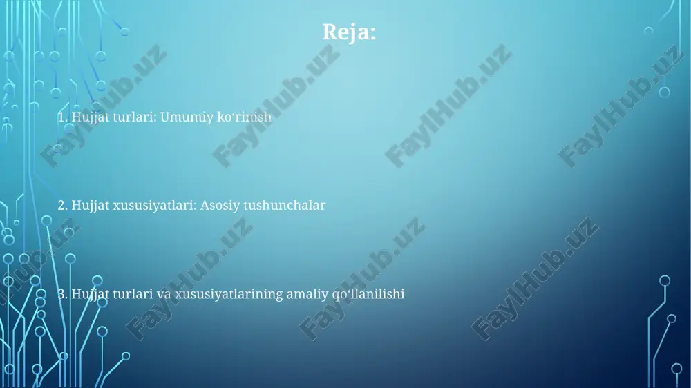 hujjat turlari va xususiyatlari - Page 2