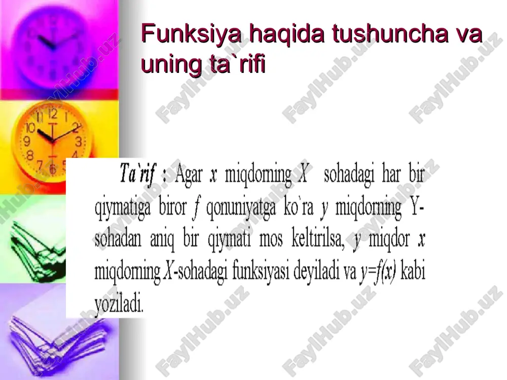 parametrik ko‘rinishda berilgan funksiyaning hosilasi