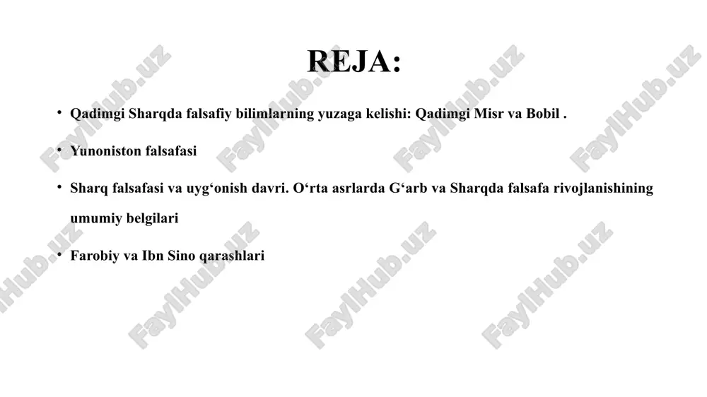 maxsus to‘shab qo‘yilgan sehrli gilam ustida siqilib yashashadi va shu yerda abadiy makon topishga harakat qilishadi. eramizdan avvalgi to‘rtinchi ming yillikning oxiri va uchinchi ming yillik boshlarida qadimgi misr va bobil hududida dastlabki diniy-falsafiy fikrlar, olam haqidagi fanlar, ya’ni astronomiya, kosmologiya, matematika, mifologiyaga oid qarashlar birmuncha rivoj topgan. tabiiy-ilmiy, diniy-falsafiy fikrlarning yuzaga kelishi ikki yo‘nalishda borgan. birinchi yo‘nalish olam haqidagi tasavvurlarning astronomiya, kosmologiya, riyoziyot fanlari rivoji bilan bog‘liq ekanini, ikkinchi yo‘nalish esa, bu tasavvurlarning mifologiya bilan bog‘liq bo‘lganini ko‘rsatadi birinchi holda, asosan, tabiiy bilimlarga tayanilgan, kundalik hayotda duch kelinadigan voqea-hodisalar aniq dalillar asosida tahlil etilgan, o‘rganilgan, ulardan tegishli xulosalar chiqarilgan. bu - o‘sha davr uchun tabiiy hol edi, ya’ni u - davrning inson ongida aks etishi, kundalik turmush hodisalarining oddiy bir tarzda ifodalanishi edi. aynan ana shu hol tabiiy bilimlar rivojiga, garchand sodda tarzda bo‘lsa-da, aksariyat hodisalarning falsafiy asosda izohlanishiga sabab bo‘lgan. ikkinchi holatda esa, hali tabiat kuchlarining qarshisida nihoyatda …
