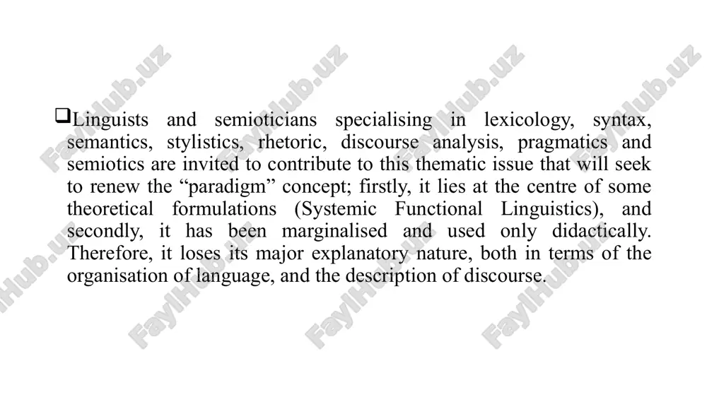 f irregular forms. the hjelmslevian tradition tried to clarify the types of paradigmatic correlation (specification, complementarities, autonomy) by showing implicitly the transversality of these organisations in relation to categories. the paradigms appear to be related to the mobilisation of linguistic resources in relation to syntax requirements; on the contrary, categories are also elaborated during the apprehension of values in an objectified semiotics plan. thus, the paradigm would question the discursive expression which can not only move up towards the requested languages (organization of the system), but also down towards potentially (norms, discursive practices) or comparatively (intertext) competing expressions. in this way, the relationship between the notions of category and paradigm remains a problem at the metalinguistic level. if the category field is expressed through a “perimeter” of oppositions, the paradigmatic organisation feeds reservoirs of forms taking advantage of a principle of analogy and exploiting subsequent dissimilations secured by redundancy. for …