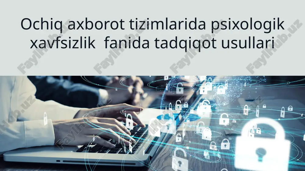 palla hisoblanadi. bu jarayonda insonning dunyoqarashi, o‘ziga bo‘lgan ishonc zamonaviy axborot texnologiyalarining psixologiyaga taʼsiri dunyoning raqamli bir qismiga aylanishi bilan bogʻliq yangi muammolar va imkoniyatlarni keltirib chiqaradi. bu taʼsir, xususan, yoshlarning ruhiy va ijtimoiy rivojlanishida koʻzga tashlanadi. ijobiy taʼsirlar: ochiq axborot tizimlari yordamida dunyo miqyosidagi taʼlimga kirish, yangi koʻnikmalarni oʻrganish va oʻzini rivojlantirish imkoniyati oshiradi. ijtimoiy tarmoqlar orqali aloqada boʻlish va hamjamiyatda ishtirok etishga yordam beradi. salbiy taʼsirlar: axborotning haddan tashqari koʻpligi, ijtimoiy tarmoqlarda taqoslashlar, virtual dunyo bilan haqiqiy hayotni aralashtirish, shaxsiyatning shakllanishiga salbiy taʼsir koʻrsatishi mumkin. bu, oʻz navbatida, ruhiy salomatlik muammolariga (masalan, tashvish, depressiya) olib kelishi mumkin. dolzarb muammolar: zamonaviy axborot texnologiyalarining taʼsiri barcha yoshlar uchun muhim ahamiyatga ega. shu sababli, axborotni tanqidiy tahlil qilish, sogʻlom onlayn va oflayn hayot muvozanatini saqlash, shuningdek, axborot xavfsizligi masalalari dolzarb boʻlib qolmoqda. psixologiyaning internet tarmogʻida odamlar tomonidan ijtimoiy xizmatlardan foydalanish turlari, usullari va tamoyillarini oʻrganish metodologiyasi, nazariyasi va amaliyotini birlashtirgan va …