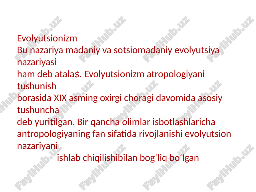 antropologiyaning yo‘nalishlari - Page 2