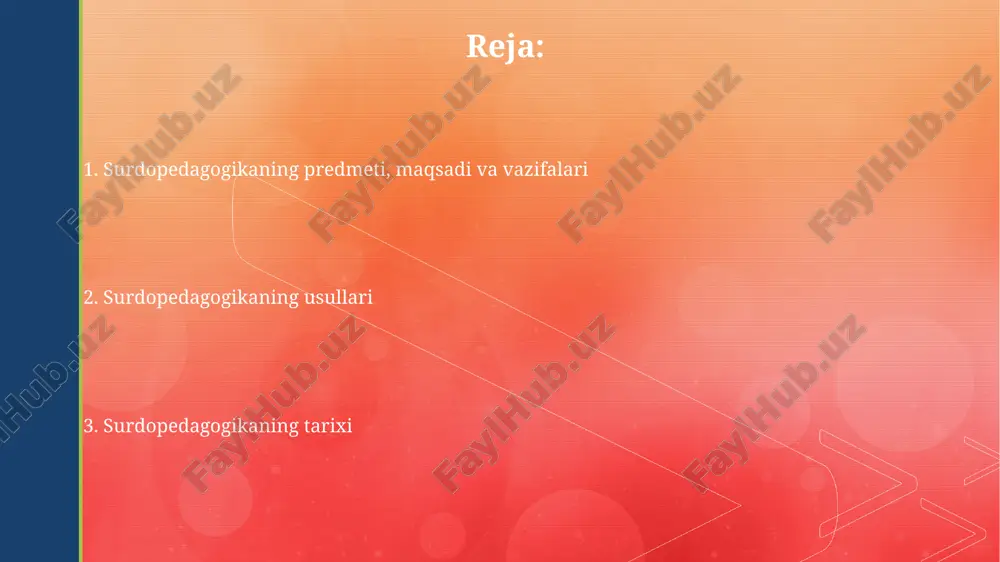 arixi 18-asrda sharl-mishel de l'epeening fransiya institutida karlar uchun birinchi davlat maktabini tashkil etishi surdopedagogikaning rivojlanishida muhim bosqich bo'ldi. 20-asr o'rtalarida l.s. vigotskiyning madaniy-tarixiy nazariyasi asosida surdopedagogik tadqiqotlar kar bolalarning ijtimoiy rivojlanishiga e'tibor qaratdi. surdopedagogika fanining rivojlanish bosqichlari 19-asr oxirida surdopedagogika tibbiyot va pedagogikaning tutashuvida shakllandi, eshitish qobiliyati zaif bolalarni o'qitish muammolari bilan shug'ullanib, dastlabki uslublar ishlab chiqildi. 20-asrning o'rtalarida surdopedagogika fani rivojlanib, bolalarning individual xususiyatlarini hisobga olgan holda, turli xil o'quv dasturlari va reabilitatsiya usullari paydo bo'lishiga olib keldi. surdopedagogikaning boshqa fanlar bilan aloqasi surdopedagogika psixologiya bilan chambarchas bog'liq, xususan, rivojlanish psixologiyasi va maxsus psixologiya bilan, eshitish qobiliyati buzilgan bolalarning kognitiv rivojlanishini o'rganishda 60 foiz ahamiyatga ega. tibbiyot, ayniqsa otolaringologiya (lor) surdopedagogika uchun juda muhim, chunki u eshitish buzilishlarining sabablari, diagnostikasi va davolash usullari haqida 85% ma'lumot beradi. karnessiz bolalarni o'qitish va tarbiyalashning zamonaviy usullari inklyuziv ta'lim metodlari, 2010-yildan boshlab keng qo'llanilib, har bir bolaning, shu jumladan karnessiz bolalarning, …