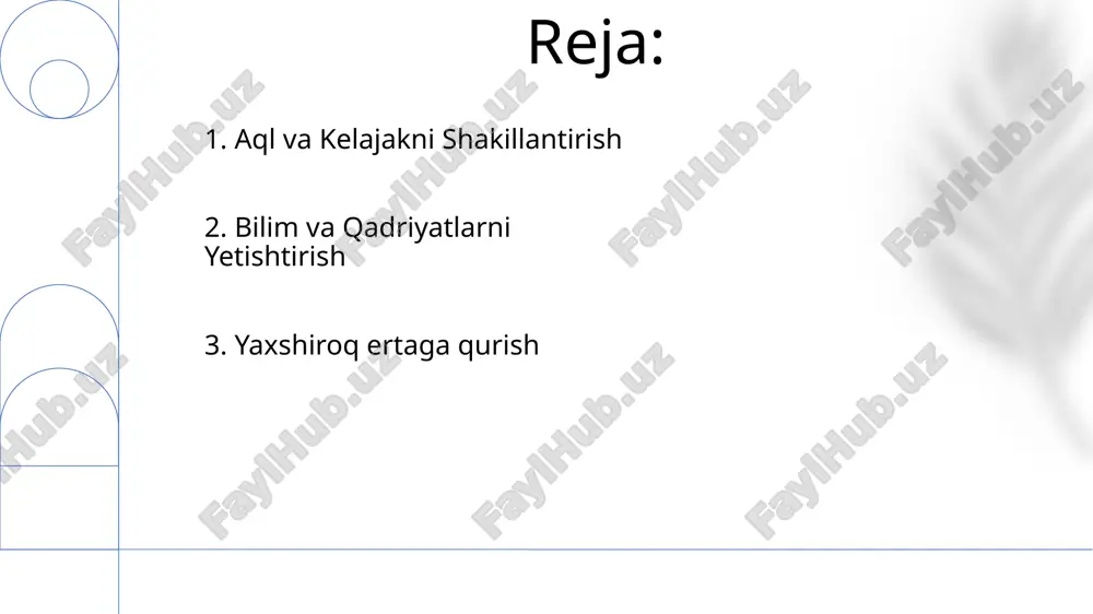 amoa matolari: aloqalarni mustahkamlash va manzilga qarash hissi. o'qituvchilarning muhim vazifasi - tanqidiy fikrlash va mustaqil fikrlashni rivojlantirish. o'qituvchilar talabalarga ma'lumotni tahlil qilish, taxminlarni shubha ostiga qo'yish va o'z xulosalarini shakllantirishga imkon beradi. ushbu ko'nikmalarni rivojlantirish orqali, o'qituvchilar talabalarni zamonaviy dunyoning murakkabliklarini engishga tayyorlaydi. 6. aql ovozi: tanqidiy fikrlash va mustaqil fikrlashni rivojlantirish o'qituvchilar talabalarda qadriyatlar, axloq va ijtimoiy mas'uliyatni rivojlantiradi. o'qituvchilar talabalarni mas'uliyatli fuqarolikka tayyorlashda muhim rol o'ynaydi. ular axloqiy rivojlanish va tanqidiy fikrlashni rivojlantirish orqali xarakterni shakllantiradi. 7. xarakter arxitekturi: qadriyatlar, axloq va ijtimoiy mas'uliyatni rivojlantirish e'tiboringiz uchun rahmat @taqdimot_robot image1.png image2.png image3.png image4.png image5.png image6.png image7.png image8.png
