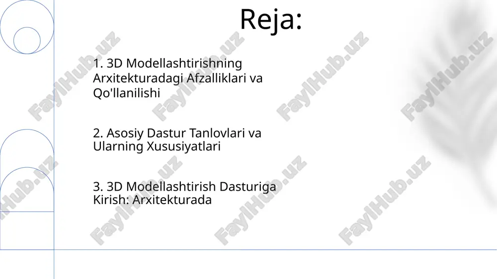 turlari (cad): autocad, microstation, bricscad. e'tiboringiz uchun rahmat @taqdimot_robot image1.png image2.jpg image3.jpg image4.jpg image5.jpg image6.jpg image7.jpg image8.jpg