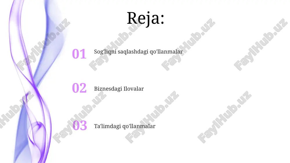 rintsiplarni qo'llaydi. ikkala soha ham ish joyi kontekstida inson xulqini tushunishga qaratilgan. amaliy psixologiyani tushunish psixologik printsiplarni haqiqiy hayot muammolariga qo'llash. inson xulq-atvori va farovonligini yaxshilash uchun tadqiqot usullaridan foydalanadi. marketing psixologiyasi psixologik prinsiplarni samarali marketing kampaniyalarini yaratishda qo'llash. xaridorlarning xulq-atvorini va xarid qarorlariga ta'sir etuvchi motivlarini tushunish. sport psixologiyasi sport psixologiyasi, amaliy psixologiyaning bir tarmog'i, sportchilarning ishlashi va farovonligini yaxshilash uchun psixologik tamoyillarni qo'llaydi. amaliy psixologiya sport psixologiyasi kabi turli sohalarni o'z ichiga oladi, bu erda psixologik tamoyillar sport, biznes va ta'lim kabi haqiqiy hayot vaziyatlariga qo'llaniladi. ta'lim psixologiyasi 01 02 ta'lim psixologiyasi ta'lim kontekstida o'rganish, motivatsiya va rivojlanishga e'tibor qaratadi, amaliy psixologiya esa kengroq qo'llaniladi. ta'lim psixologiyasi odamlarning qanday o'rganishini o'rganadi va bu bilimni o'qitish usullarini yaxshilashga qo'llaydi. sales 1st qtr 2nd qtr 100 0 sales 1st qtr 2nd qtr 100 0 sud'ya psixologiyasi sud'ya psixologiyasi psixologik tamoyillarni huquqiy kontekstga qo'llaydi. amaliy psixologiya klinik, ta'lim va tashkiliy muhitlarni …