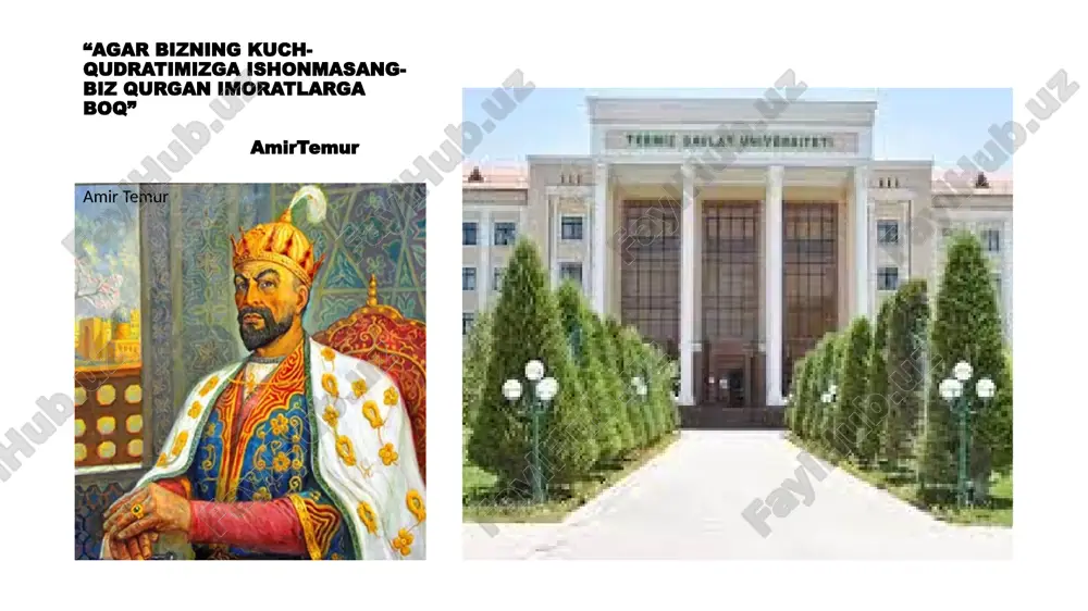 tavsifi. dissertatsiyada tarixiylik, tizimlilik, xolislik tamoyillari hamda muammoga sivilizatsion yondashuv, qiyosiy va muammoviy - xronologik tahlil usullaridan foydalanilgan. magistrlik dissertatsiyasining tuzilishi va hajmi. magistrlik dissertatsiyasi kirish, uch bob, xulosa, foydalanilgan manba va adabiyotlar roʻyxatidan iborat oʻzbekiston respublikasi prezidenti shavkat mirziyoyev 28-oktyabr kuni aholini uy-joy bilan taʼminlash va ipoteka bozorini rivojlantirish masalalariga bagʻishlangan yigʻilish oʻtkazdi. eslatib oʻtish joizki, oʻzbekiston respublikasi prezidentining 2016-yil 21-oktyabrdagi "2017-2021 yillarda qishloq joylarda yangilangan namunaviy loyihalar boʻyicha arzon uy-joylar qurish dasturi toʻgʻrisida"gi qarori, oradan bir oy oʻtib, yaʼni 22-noyabrda "2017-2020 yillarda shaharlarda arzon koʻp kvartirali uylarni qurish va rekonstruksiya qilish dasturini amalga oshirish chora-tadbirlari toʻgʻrisida"gi qarori qabul qilindi. koʻrinib turibdiki, endilikda qishloqlar ham, shaharlar ham ulkan bunyodkorlik ishlari bilan qamrab olindi. hamma joyda uylar qurilishi jadal tus oldi. 70220301- tarix (yo‘nalish va faoliyat turi bo‘yicha) mutaxassisligi magistranti jonqobilov jo‘rabek bahromovichning “o`zbekistonda turar-joy qurilishi tarixi (1991-2020-yillar, surxondaryo misolida)” mavzusidagi magistrlik dissertatsiyasi annotatsiyasi tayanch so’zlar: turar-joy, uy-joy, aholi punktlari, …