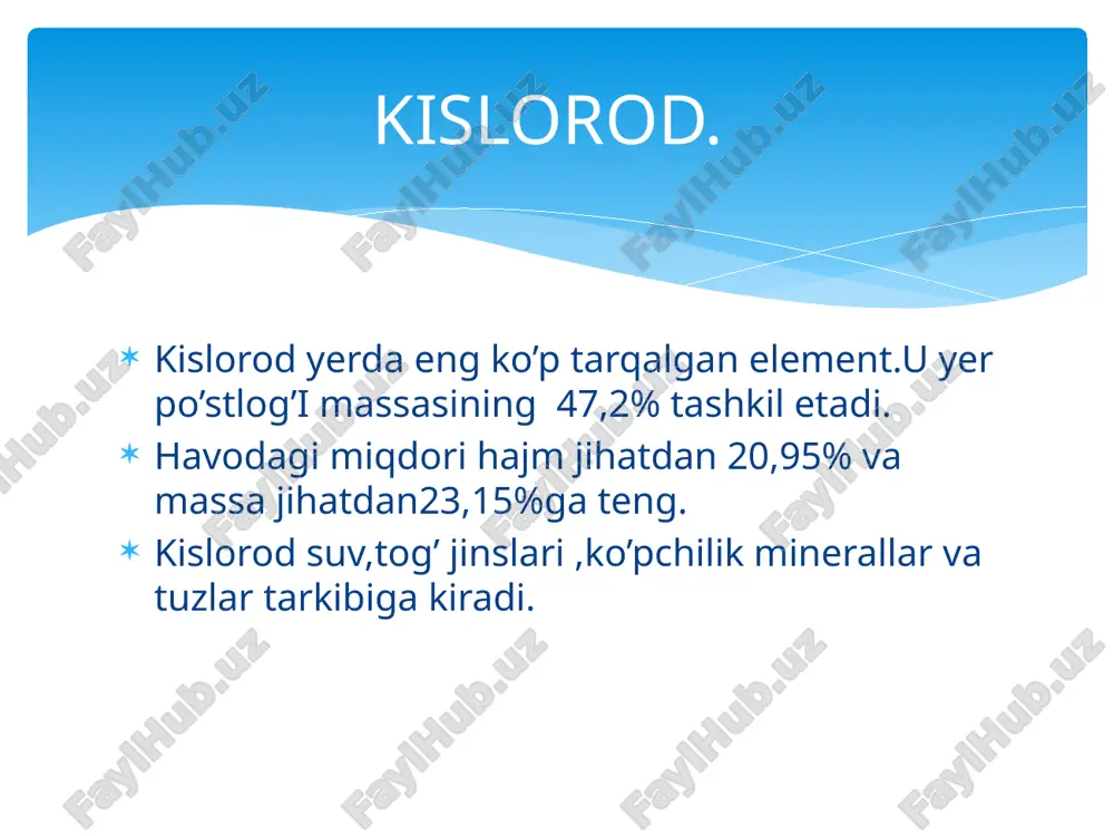 kislorodning kimyoviy xossalari - Page 2