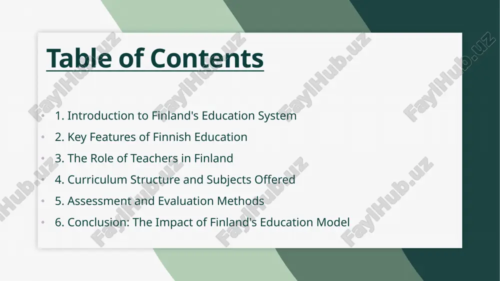 res core characteristics of finnish education the finnish education system is renowned for its unique approach, emphasizing equality, creativity, and student well-being. it prioritizes a student-centered learning environment, promoting critical thinking and problem-solving skills. teachers are highly qualified and respected, with a focus on collaboration rather than competition. this system also values play and leisure as essential components of learning, fostering a holistic development approach that prepares students for future challenges. innovative aspects of finnish education finnish education is characterized by minimal standardized testing, allowing teachers to assess students based on continuous observation and individualized feedback. this reduces stress and encourages a love for learning. additionally, the curriculum is flexible, enabling educators to adapt content to meet the diverse needs of their students, ensuring that every child can thrive. impacts of finnish education features finally, the focus on collaboration and community involvement strengthens the relationship between schools and families. this …