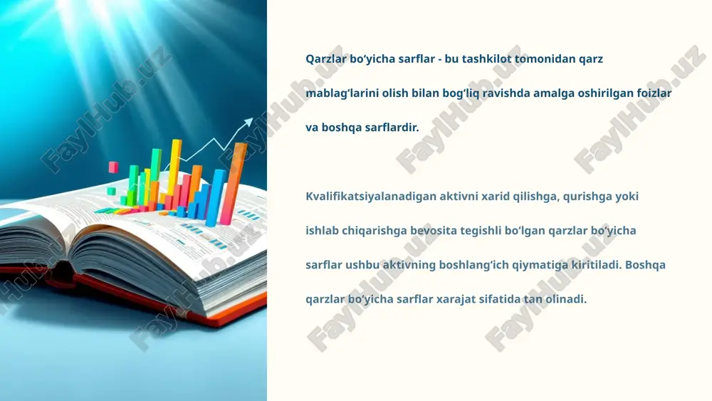 aktivlarga tegishli qarzlar bo‘yicha sarflarga nisbatan qo‘llashi lozim. 6 e’tiboringiz uchun rahmat image1.png image2.png image3.png image4.png image5.png image6.png