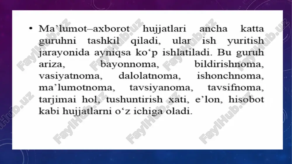 ma’lumot-axborot hujjatlari - Page 2