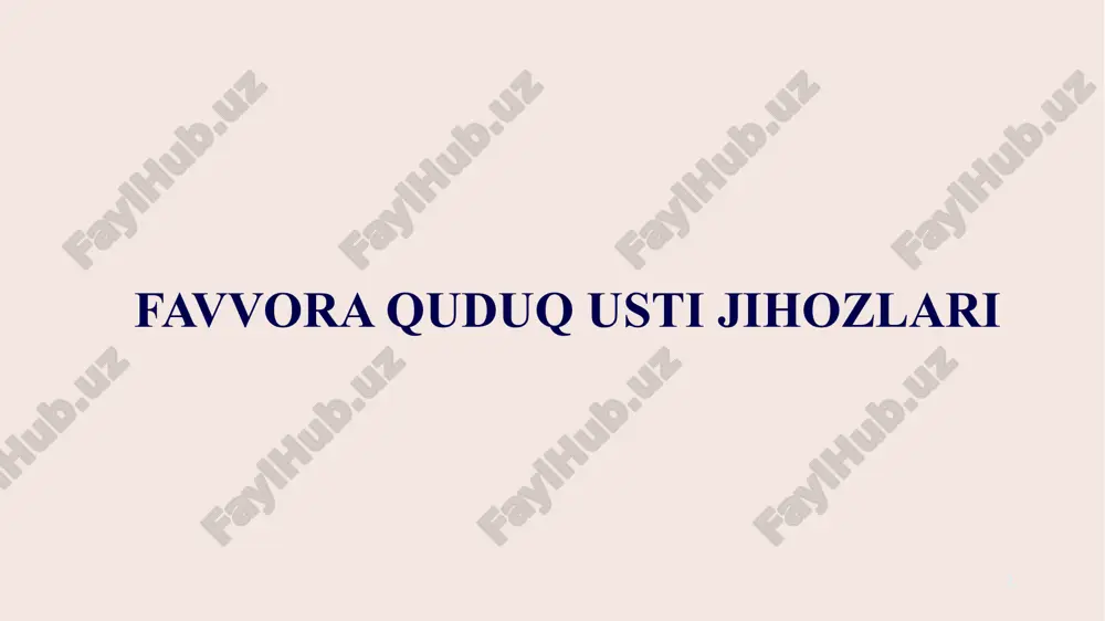 zadi, ularning tarkibida emiruvchi muhitli (h2s va co2), abraziv, kuchli minerallashgan suvlar mavjuddir. ba’zida qatlam suyuqligining harorati 200 0 c gacha yetadi. xuddi shunday sharoitda rostlovchi vositalar va shtutserlar ishlatiladi. favvora armaturalarining manifoldida ham xuddi shunday sharoitlarda berkitish qurilmalari ishlatiladi. 4 bunday muhim sharoitlarda bekitish qurilmalarini ishlatish uning konstruktsiyasi va tayyorlashga qoyiladigan talablardan kelib chiqib aniqlanadi: kerakli bosimni saqlab turish xususiyati va bunda berkitishning germetikligini ta’minlash, suyuqlik yoki gazning oqim bosimini minimal yo’qotib o’tkazish, emiruvchi muhitda va abrazivlikda o’zining ishlash xususiyatini saqlash, yuqori va past haroratlarda tezkor boshqarilishi, minimal metall sig’imdorlikka ega bo’lishdir. debitni va bosimni keng oraliqda, suyuqlik va gazning kimyoviy tarkibini, haroratning qator xarakterli hususiyati, berkitish qurilmasini qo’llashni maqsadga muvofiq ekanligini va har xil bosimlarda, sarflarda, kimyoviy nasoslarni haroratga takomillashtirilgan holda bajarilishga olib keldi. berkitish qurilmalari muhim murakkab sharoitlarda ishlatilganda ishonchligi nisbatan yuqori bo’lganligi uchun uzoq muddat xizmat qilishiga qaramasdan ularni almashtirishga to’g’ri keladi. 5 shuning uchun faqat …