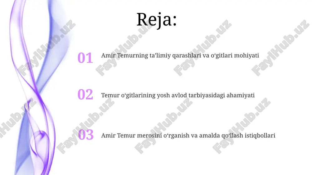 ribasi, ta'lim tizimida fundamental fanlarni rivojlantirishning ustuvorligini belgilaydi hamda innovatsion yondashuvlarni rag'batlantiradi. e'tiboringiz uchun rahmat image4.png image1.jpeg image2.jpeg image3.jpeg