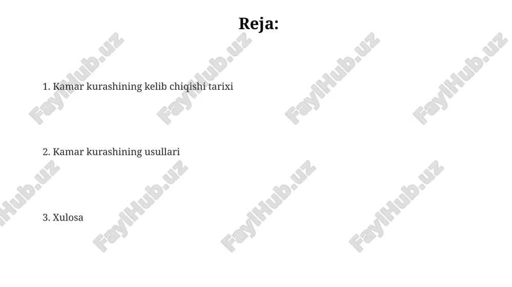 kamar kurashining kelib chiqishi tarixi - Page 2