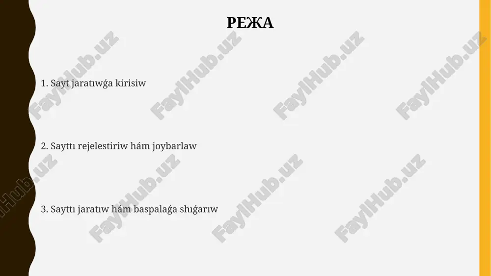 o'zimiz paydalanatn web sayt jaratiw - Page 2
