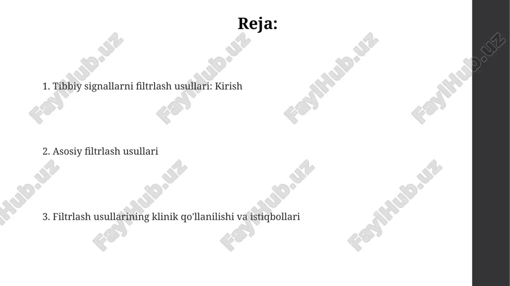 ni filtrlash muhim, bu epilepsiya kabi kasalliklarni aniqlashga yordam beradi. e'tiboringiz uchun rahmat @taqdimot_robot