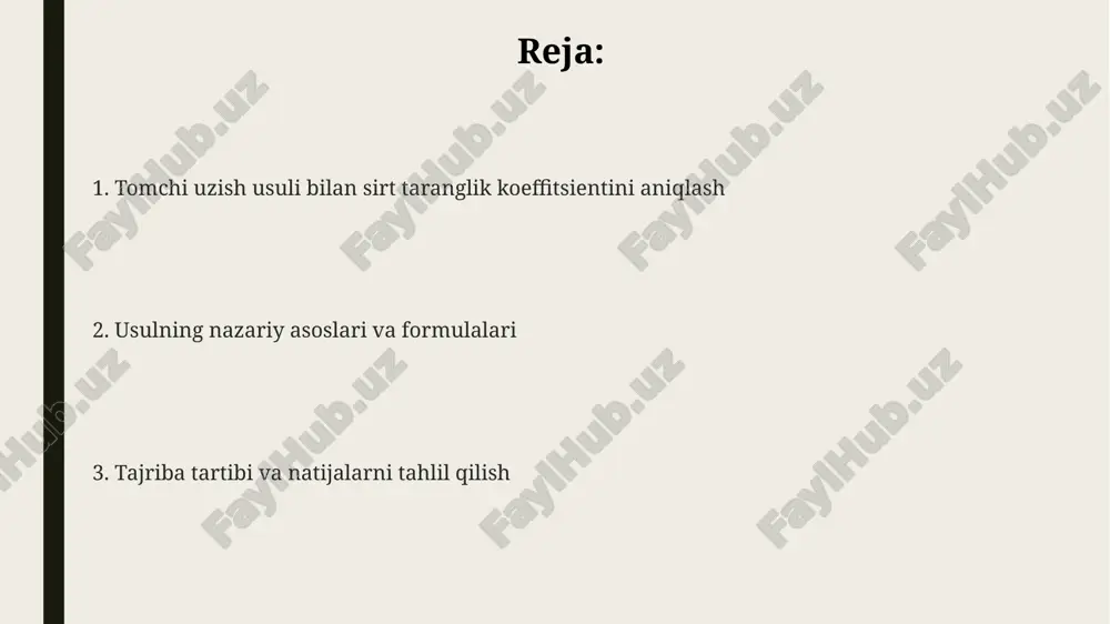 y sirt taranglik koeffitsientiga sezilarli ta'sir ko'rsatadi. e'tiboringiz uchun rahmat @taqdimot_robot