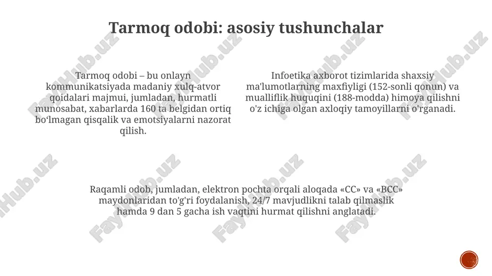 tarmoq odob axloqi infoetika - Page 2