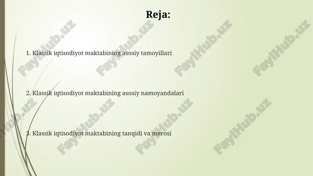 " konsepsiyasi resurslarni taqsimlashning samarali usuli sifatida zamonaviy iqtisodiyotda bozorni tartibga solish siyosatiga ta'sir qiladi. e'tiboringiz uchun rahmat @taqdimot_robot