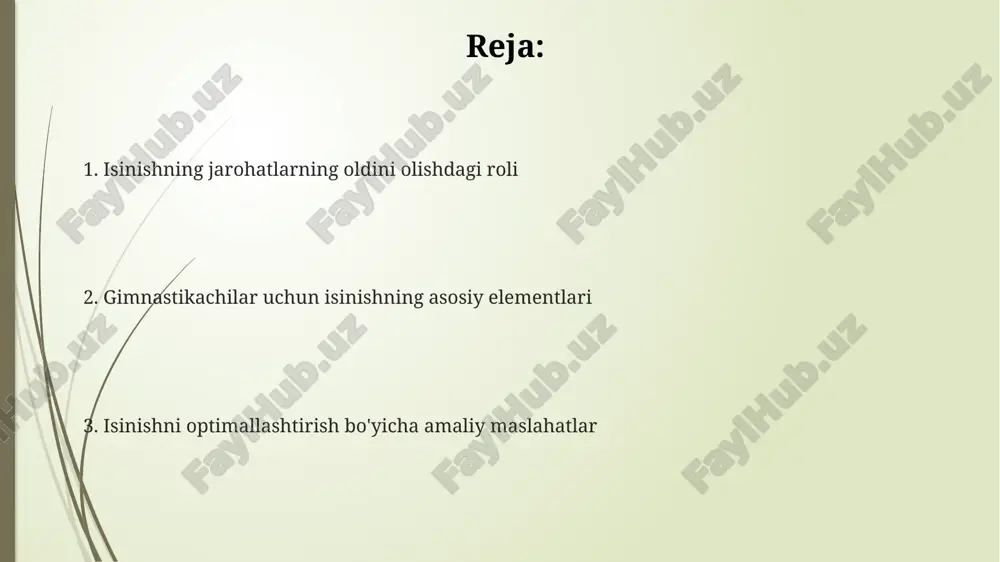 gimnastikada jarohatlarning oltini olishda isinishning roli - Page 2