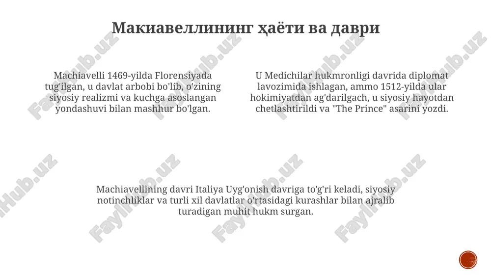 machiavellining hayoti va muhiti - Page 2