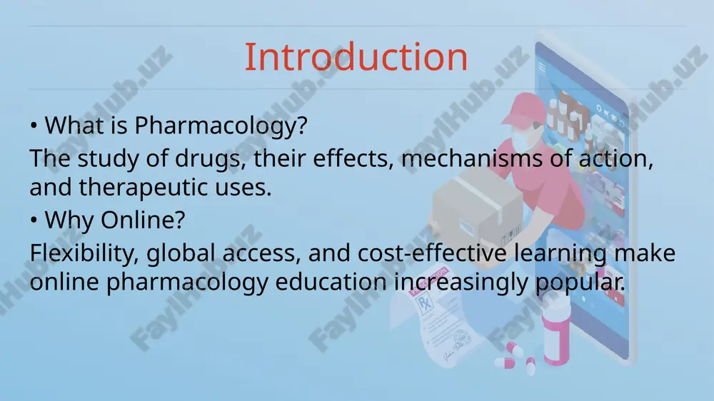 pharmacology education is rapidly evolving, offering access and flexibility. • ideal for students, researchers, and working professionals. • choose reputable, accredited programs for the best outcomes. references / sources • coursera.org • edx.org • journal of medical internet research • u.s. department of education (on online learning) image2.jpeg image3.png image4.png image5.jpeg image6.png image7.png