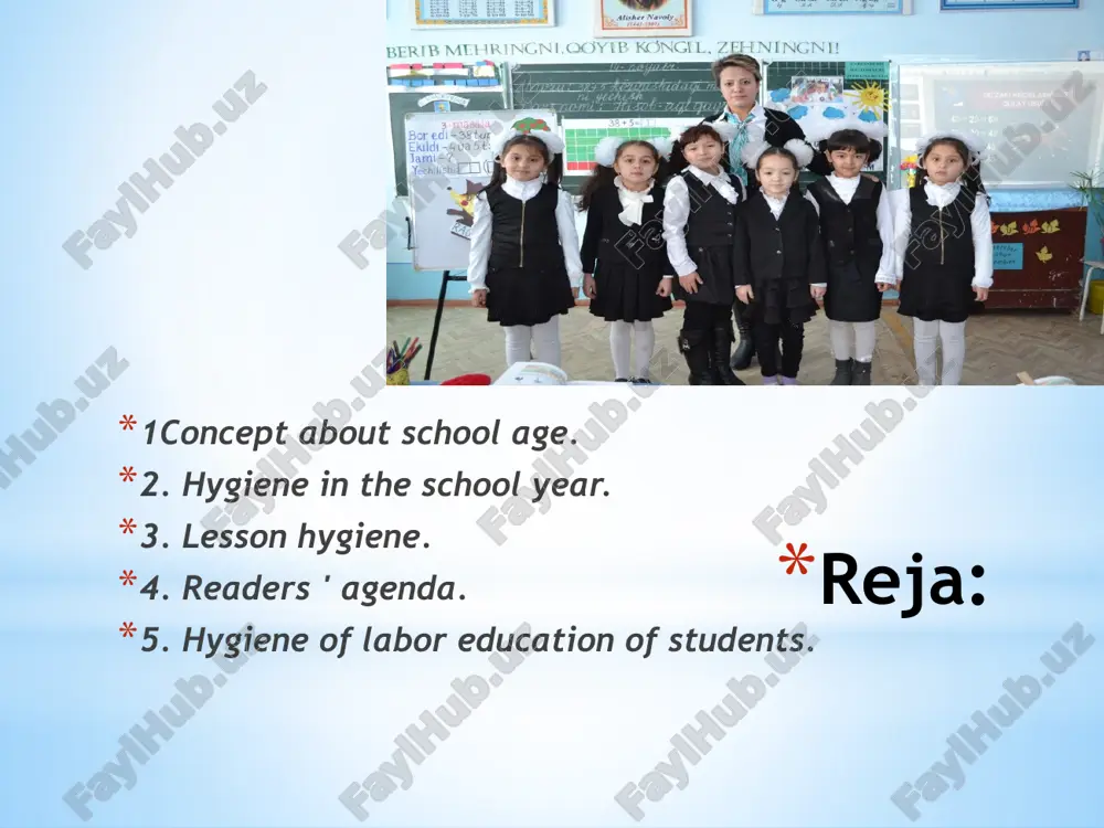 ne requirements of the organism of children and adolescents. if the labor classes are put in the middle of the training day, the work will be productive. in the study of the agenda and nagruzki of students, the issue of rapid restoration of the physiological balance in the body in the influence of various types of activities – rest, nutrition, sleep, etc., with the addition of childbirth is considered to be an acute issue. under the influence of favorable external conditions, the organism of children and adolescents grows and grows. when the agenda is properly organized, the child does not get tired, conditional reflexes occur in the nervous system, the children become disciplined and orderly. and when the order of the day is not observed, the child becomes exhausted without full rest, sleep, appetite worsens, irritability, working capacity decreases. homework should be suitable for the age of the child. it …