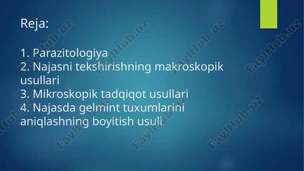 parazitar kasalliklarning dizgnostika usullari - Page 2