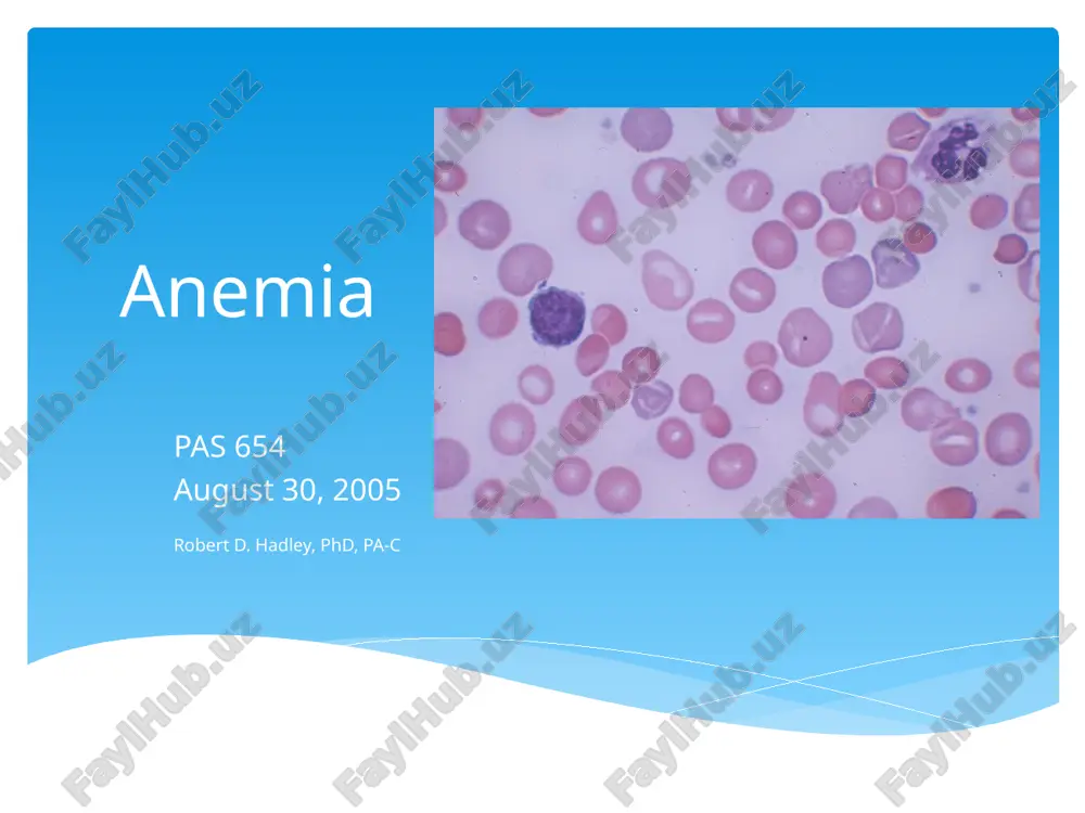 problems, or other problems ineffective erythropoiesis most commonly due to chronic bleeding and erythropoiesis limited by iron stores that have been depleted may be dietary (pica, lack of meat/ vegetables, other) iron balance is very close in menstruating women, so fe++ deficiency is not uncommon with no other source of bleeding fe++ deficiency anemia iron and ferritin will be low tibc (total iron binding capacity) will be high, since iron stores are not saturating their binding sites on transferrin reduced rbc counts (definition of anemia) microcytosis & hypochromia are hallmarks, but early fe++ may be normocytic (± hypochromic) usually, mch and mchc will both be low (whereas in macrocytic anemia, the mch may be normal while the mchc is low, because of the larger cell size) labs most practitioners would agree that if a patient has microcytic hypochromic anemia with a low reticulocyte count, it would be reasonable to use …