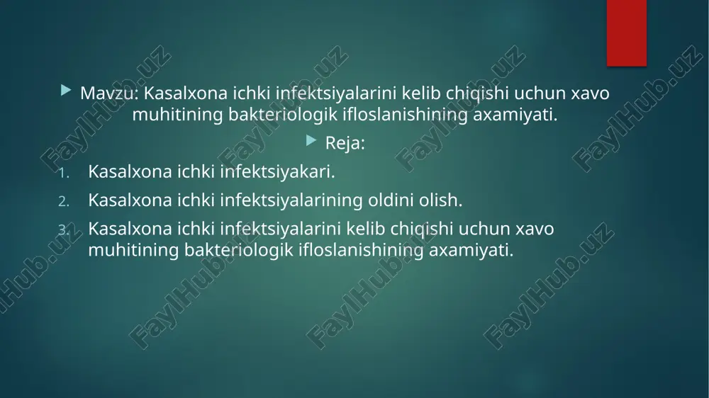 patogenlar bilan kasallangan bo'lishi mumkinligini yodda tutish kerak, shuning uchun bu to'siqlarni qo'llash usullari qo'llanilishi kerak. xavfsizlik funktsiyalaridan foydalanishni standartlashtirishda o'qitish va nazorat qilish, ushbu funktsiyalarning foydaliligini optimallashtirish uchun kalit hisoblanadi. qon, tana suyuqligi yoki sekretsiya bilan aloqa qilish mumkin bo'lgan har xil manipulyatsiyani bajarishda qo'lqopdan foydalanish kerak. tibbiy xodimlarning salomatligi, shuningdek shilliq pardalarni, zararlangan terini va yaralarini xavfli deb hisoblash kerak. qo'llaniladigan qo'lqoplar mavjud qoidalarga muvofiq foydalanilishi va chiqarilishi kerak. havodan tushgan tomchilarni oldini olish uchun niqoblar kerak.mikroorganizmlar, shuningdek suyuqlikning og'ziga va buruniga tushish ehtimoli tana moddalari. maskalar og'zini va burni to'liq qoplashi kerak. ularni bo'yniga tushib bo'lmaydi. ko'zlarning shilliq qavati infektsiyaga kirish eshigi. shuning uchun, operatsiya xonalarida, protezlash, kiyinish, va hokazo. qonlarni, biologik suyuqliklarni va boshqalarni ko'zdan kechiradi. ko'zlar (ko'zoynak, qalqon) uchun himoya to'siqlardan foydalaning. sochning mikroorganizmlarga ega bo'lishidan himoya qilish tibbiy idishlar ishlatilgan. shaxsiy himoya ularni ishlatmang yoki ularni noto'g'ri ishlatmang - bu ta'sir qilish xavfi; ularni …