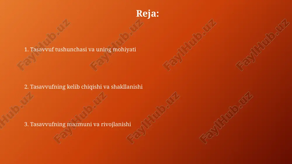 tasavvuf tushunchasi va uning mohiyati - Page 2