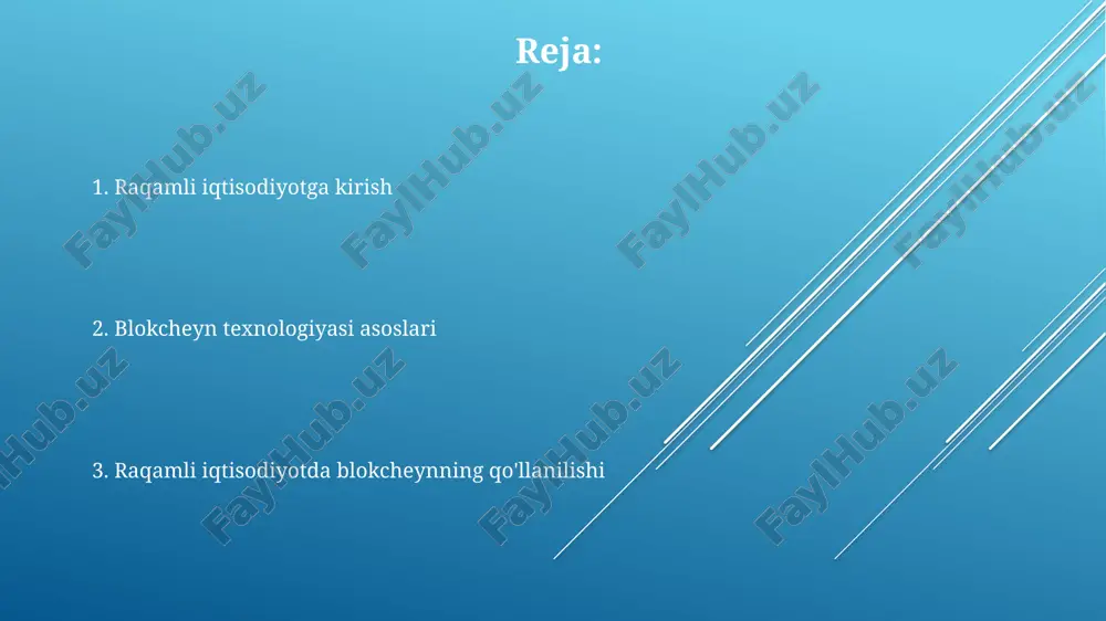 korlikka olib kelishi mumkin. raqamli aktivlar, jumladan kriptovalyutalar, blokcheyn asosida ishlaydi va 2030-yilga borib global yaimga 1,76 trillion aqsh dollari miqdorida hissa qo'shishi kutilmoqda. e'tiboringiz uchun rahmat @taqdimot_robot image1.png