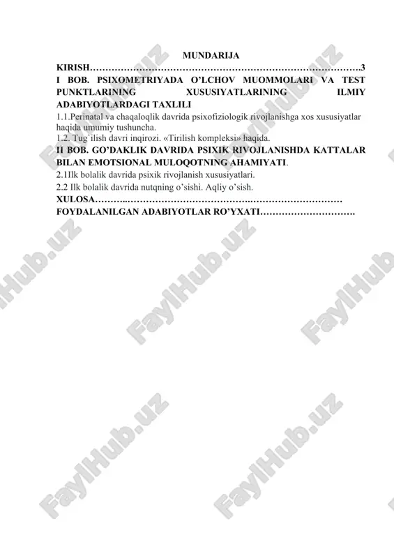 ruhiyat ilmidan oqilona, odilona va omilkorlik bilan foydalanishni taqozo qilmoqda. hozirga qadaryosh psixologiyasining, ya’ni ontogenez psixologiyaning sohalari - chaqaloqlik, go‘daklik, ilk bolalik, maktabgacha, kichik maktab, o‘smirlik, o‘spirinlik, yoshlik, yetuklik, keksayish, keksalik davrlari bo'yicha bebaho ilmiy-amaliy ma’lumotlar to‘plangan. endigi, ya’ni xxi asrdagi asosiy vazifa ana shu ma’lumotlami ijtimoiy hayotning barcha jabhalarida qo‘llashdan iborat odamga chaqaloqligidan keksalik davrigacha (ontogenezda) uning ichki imkoniyati, mayli, iqtidori, iste’dodi, qobiliyati, aqlzakovati, qiziqishi, irodasi, his-tuyg‘usi, diqqati va bilish (kognitiv) jarayonlarining xususiyatlariga binoan individual munosabatda bo‘lish ontogenez psixologiyasining insonparvarlik g‘oyalaridan biridir. uning muhim xususiyati har bir davrdagi rivojlanishning o‘ziga xos qulay (senzitiv) hoiatidan unumli foydalanishdir va faqat ana shundagina o‘sishdan orqada qolishning oldini olish mumkin. har bir ontogenez davrining psixologik xususiyatlarini hisobga olgan holda ta’limiy-tarbiyaviy ta’sir o‘tkazish insonda olz vaqtida o‘zini o‘zi anglashni vujudga keltiradi. bolada o‘zini o‘zi anglash tuyg‘usi qancha erta uyg‘onsa, shaxsiy nuqtai nazar, o‘z huquqini o‘zi his etish o4zining aqliy va jismoniy imkoniyatlarini baholash shunchalik …
