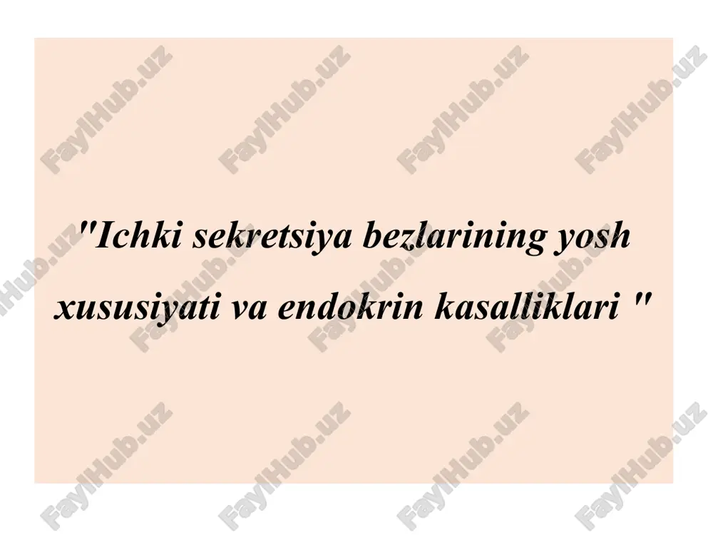 g oldingi bo'lagi olib tashlansa, bola o‘smay qoladi. agar bu bo‘lakning funksiyasi kamayib ketsa, pakanalik, ortib ketsa, gigantizm vujudga keladi, ya’ni 13-14 yashar bolaning tana proportsiyalari saqlangani holda bo‘yi 2-2,5 m ga yotadi (gigantizm). gigantizm nisbatan kam uchraydi; o ‘rta hisobda har 1000 kishiga 2-3 ta odam to‘g‘ri keladi. hatto bo‘yi 260-270 sm dan baland bo‘lgan odamlar borligi haqida yozilgan. k atta odamlarda esa 40 yoshdan so‘ng akromigaliya kasalligi vujudga keladi. g ipofizning o ‘rta b o ‘lagidan-interm idin, orqa bo'lagidan esa vozoprosin yoki adg, oksitotsin gormonlari ajralib chiqadi qalqonsimon bez gormoni - tiroksin tarkibida 65,3% gacha yod bo‘ladi. katta odam organizmida 25 mg yod bo‘ladi, shundan 15 mg qalqonsimon bezda saqlanadi. tiroksin moddalar almashinuvining kuchli stilmulyatori hisoblanadi, u biokimyoviy reaksiyalarni tezlashtiradi, qalqonsimon bez gormoni bolaning o‘sishi va ayniqsa markaziy nerv sistemasining rivojlanishi uchun juda zarur. davolashda boy berilgan har bir hafta keyinchalik qiyinlik bilan davolanadigan o‘zgarishlarga olib kelishi mumkin. …