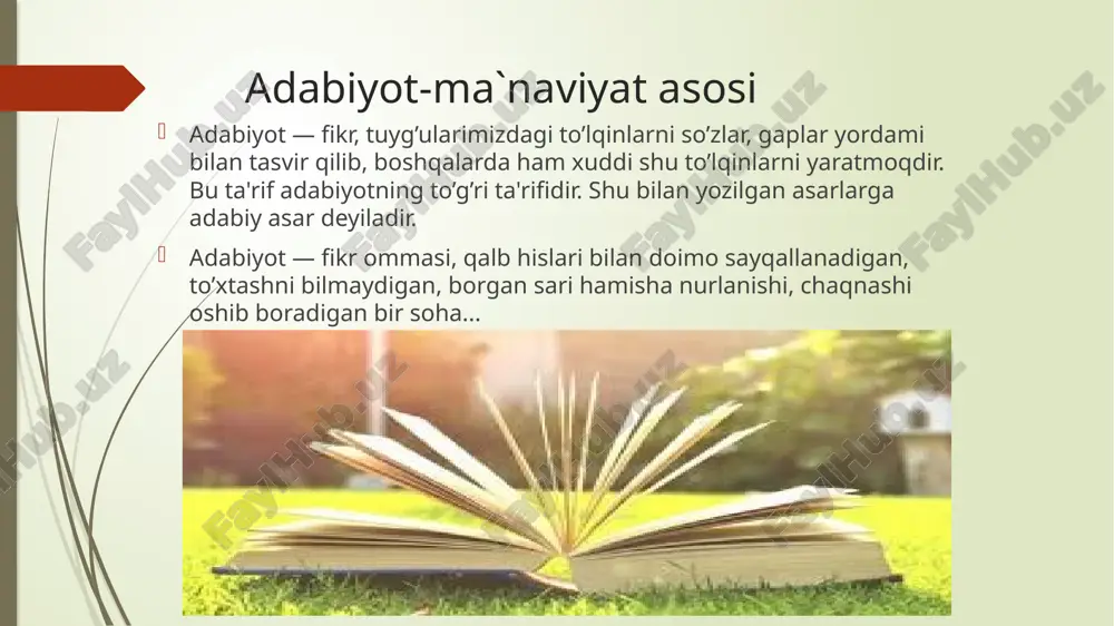 iyatlari haqidagi ta'limotdir. morfologiyada so`zlarning o`zgarishi va shu o`zgarish bilan bog`liq bo`lgan ma'nolar, so`zning tuzilishi va tarkibi o`rganiladi. so`zlarning o`zgarishi umumiy struktura belgilariga ega bo`lgan so`z guruhlari bilan bog`langan, shuning uchun morfologiya ma'lum belgilar asosida bir-biridan farq qilgan so`z guruhlari - so`z turkumlarini ham tekshiradi. sintaksis (grekcha sintaxis - tuzish) gapning grammatik xususiyatlarini, gap qurilish va turlarini tekshiradi. gap qurilish uchun ohang, so`zlarning birikishi, predikativlik va so`z tartibi kabi sintaktik vositalar muhimdir. morfologiya bilan sintaksisning bir-biridan farqi shundaki, morfologiyaning tekshirish ob`ekti so`z. unda so`zning u yoki bu shakllari, xususiyatlari tahlil qilinadi. sintaksisning tekshirish ob`ekti gap bo`lib, unda gap tuzilishi, so`z birikmalari va so`zlarning bog`lanish yo`llari tahlil etiladi. morfologiya so`zni til sistemasida olib qaraydi, alohida so`z shakllari va ularning qanday bog`langanligini aniqlaydi. morfologiya turlanish va tuslanishning muhim xususiyatlarini tekshiradi, so`zning morfologik tarkibi, uning shakllari va grammatik ma'nolari, so`z turkumlari va ularga xos so`z yasash yo`llarini o`rgatadi. morfologiya - so`z haqidagi grammatik …