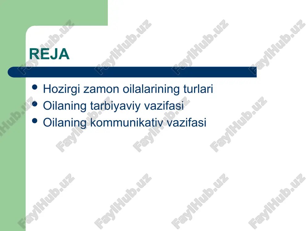 v.p.klyuchnikov) esa inson zotini davom ettirish, bolalarni tarbiyalash va xo`jalik vazifalarini farqlaydi; s.d. laptenok xo`jalik-maishiy, aholi sonini qayta tiklash, tarbiyaviy va oila a`zolari dam olishi — hordig`ini tashkil etish; n.g.yurkevich — ma`naviy muloqot, seksual, bolalarni dunyoga keltirish, tarbiya jarayonidagi hamkorlik, uy xo`jaligini yuritish uchun zarur vositalarni ta`minlash, dam olishni tashkil qilish, o`zaro moddiy va ma`naviy qo`llab-quvvatlash; a.g. xarchev — aholi sonini qayta tiklash, ijtimoiylashuv, xo`jalik, iste`mol va dam olishni tashkil qilish kabilarni farqlaydi. mana yuqoridagilardan ko`rinib turibdiki, qator oilashunos mutaxassislar tomonidan oilaning asosiy vazifalari turlicha klassifikatsiya qilinmoqda. bu o`rinda oila vazifalarini shunchaki sanab o`tish emas, balki ularni bir tomondan odamlarning moddiy, xo`jalik-maishiy va ikkinchi tomondan emotsional va ijtimoiy-psixologik ehtiyojlarini qondiruvchi vazifalarga farqlash muhim. shuni ham aytib o`tish joizki, hozirgi zamon oilasida emotsional va ijtimoiy-psixologik jarayonlarni qondirish vazifasining ahamiyati ortib bormoqda. hatto sof moddiy xarakterga ega bo`lgan vazifalarda ham hissiylik ko`proq tus olib bormoqda. hissiy, emotsional kontaktlarning ahamiyati shahar oilalarida kuchliroq …