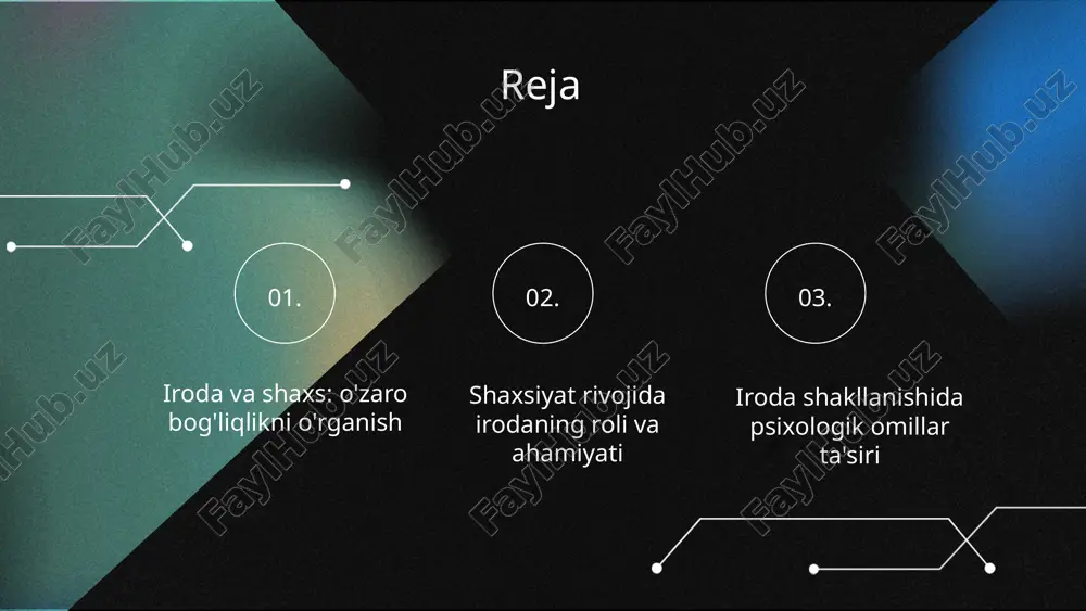 shaxsiy maqsadlarga erishishda yordam beradi. - iroda orqali o'z xususiyatlarimizni rivojlantirish, ko'nikmalarni o'zlashtirish va muvaffaqiyatga erishish mumkin. irodaning ahamiyati va uning ta'siri iroda shaxsiy rivojlanishda muhim ahamiyatga ega. u insonning maqsadlariga erishishida va o'z-o'zini boshqarishda asosiy rol o'ynaydi. iroda yordamida shaxsiy o'sish jarayonlari kuchayadi, odamlar maqsadlarini belgilab, motivatsiyani topadilar. bu ichki kuch va qat'iyatni rivojlantiradi, stressni yengishda yordam beradi. iroda shakllanishida psixologik omillar iroda va uning psixologik asoslari iroda shaxsiy xususiyatlar va qarorlarni qabul qilishda muhimdir. bu tushuncha psixologik omillar bilan bog'liq. psixologik omillar: motivatsiya, o'zini anglash motivatsiya shaxsning maqsadlariga erishishga undaydi. o'zini anglash iroda kuchini oshiradi. ijtimoiy va madaniy ta'sirlar ijtimoiy muhit va madaniyat shaxsning iroda shakllanishiga ta'sir ko'rsatadi. bu omillar qaror qabul qilishga yordam beradi. misollar va tadqiqotlar tadqiqotlar va misollar, iroda shakllanishidagi psixologik omillarni aniqlashda yordam beradi. shuningdek, shaxsiy rivojlanishga ta'siri haqida ma'lumot beradi. iroda shakllanishi: psixologik jarayonlar iroda shakllanishi psixologik jarayonlar orqali amalga oshadi. bu jarayonlar …