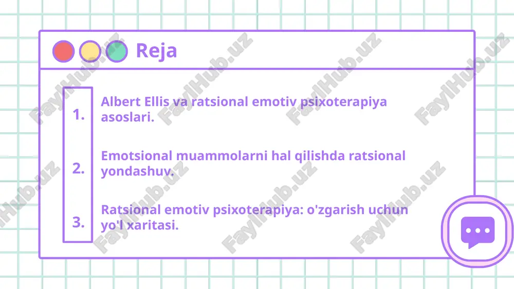 ondashuvni amaliyotda qo'llash usullari: - o'z-o'zini baholash - mantiqiy fikrlash - muammolarni qayta ko'rib chiqish - emotsional muammolarni hal qilishda foydali texnikalar. - real hayotdan olingan misollar: muvaffaqiyatli natijalar. ratsional yondashuvning amaliy tatbiqi photo by racim amr on unsplash ratsional emotiv psixoterapiya: o'zgarishning asosiy tamoyillari ratsional emotiv psixoterapiya (rept) - bu albert ellis tomonidan yaratilgan yondashuv bo'lib, insonlarning fikrlash uslublarini o'zgartirish orqali emosional muammolarni hal qilishga qaratilgan. rept asosiy tamoyillari ratsional fikrlash va hissiyotlar o'rtasidagi munosabatni o'rganadi. rept ning maqsadlari ichiga salbiy fikrlarni o'zgartirish va ijobiy hissiyotlarni rivojlantirish kiradi. bu yondashuv, insonlarga o'z fikrlarini nazorat qilish va salbiy hissiyotlarni engish imkonini beradi. ratsional yondashuvning emosional muammolarni hal qilishdagi afzalliklari: his-tuyg'ulardagi o'zgarishlarni tezda kuzatish, stressni kamaytirish, va shaxsiy rivojlanishni qo'llab-quvvatlash. rept amaliy qo'llanilishi natijasida insonlar o'z hissiyotlarini boshqarishni o'rganishadi. o'zgarish jarayoni: ratsional emotiv psixoterapiya yondashuvi ratsional emotiv psixoterapiya (rept) - hissiyotlar va fikrlarni tahlil qilish orqali o'zgarish jarayonini boshqarishga yordam beruvchi …