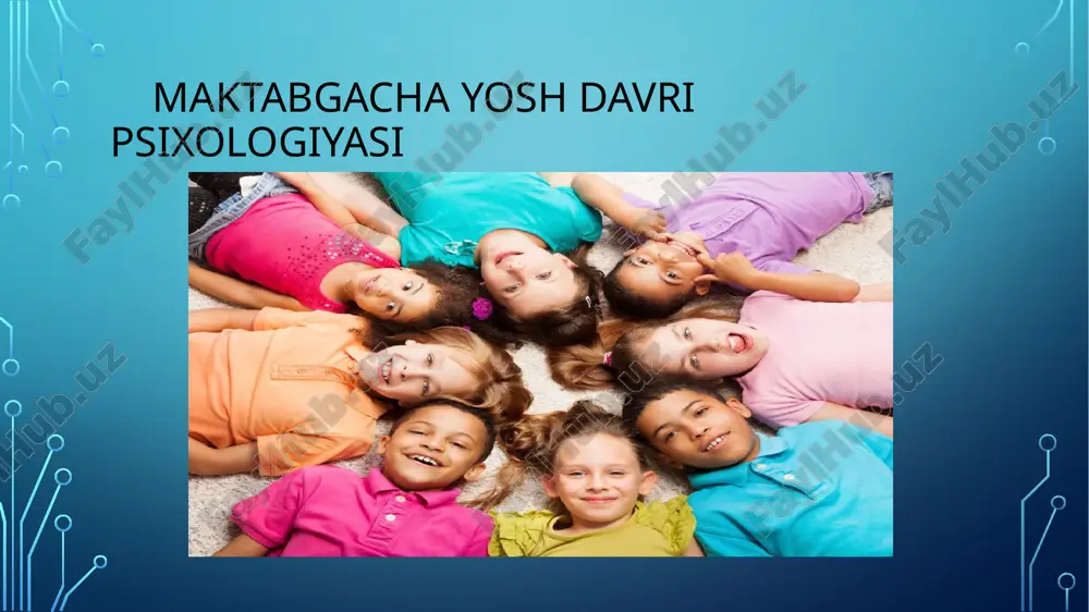 ularning individual xususiyatlari ham shakllanadi. bog‘cha yoshidagi bolalar kattalarning yordami bilan suratlarni analitik ravishda idrok qilish qobiliyatiga ega bo‘ladilar. bolalar suratlarni idrok qilayotganlarida kattalar turli xil savollar bilan ularni tahlil qilishga o‘rgatishlari lozim. bunda, asosan, bolalar diqqatini: suratning mazmunini (sujetini) to‘g‘ri idrok qilishga suratning umumiy ko‘rinishida har bir tasvirlangan narsalarning o‘rnini to‘g‘ri idrok qilishga tasvirlangan narsalar o‘rtasidagi munosabatlarni to‘g‘ri idrok qilishga qaratish kerak. bog‘cha yoshidagi bolalar shaxsining rivojlanishiga ko‘ra, bu davrni uch bosqichga ajratish mumkin: birinchi davr – bu 3-4 yosh oralig‘ida bo‘lib, bola emotsional jihatdan o‘z-o‘zini boshqarishning mustahkamligi bilan bog‘liqdir; ikkinchi davr – bu 4-5 yoshni tashkil qilib axloqiy o‘z-o‘zini boshqarish; uchinchi davr esa shaxsiy ishchanlik va tadbirkorlik xususiyatining shakllanishi bilan xarakterlanadi. 0‘yin bolalar hayotida shunday ko‘p qirrali faoliyatki, unda kattalarga mansub bo‘lgan mehnat ham, turli narsalar haqida tafakkur qilish, xomxayol surish, dam olish va xushchaqchaqlik jarayonlarining barchasi o‘yin faoliyatida aniq bo‘ladi. shuni ham ta’kidlab o‘tish kerakki, o‘yin faqat …