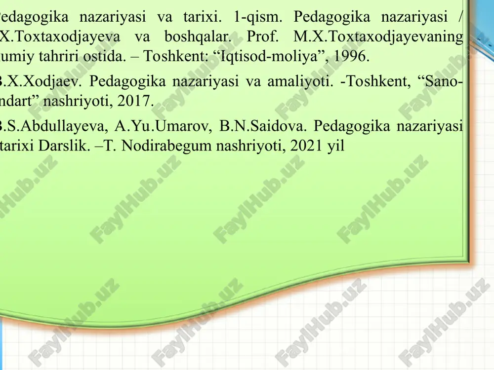 larini ham namoyon qilib boradi. ijtimoiy yondashuv - inson biologik mavjudot sifatida tug‘iladi, faqat hayotiy faoliyati davomida boshqalar bilan doimiy muloqot va ijtimoiy guruhlarning ta’siri ostida ijtimoiylashadi. yaxlit yondashuv - shaxs yaxlit tavsifga ega bo‘lib, uning rivojiga nafaqat uning faoliyatidagi o‘ziga xosliklar, balki turmush tarzi ham ta’sir ko‘rsatadi. shu bilan birga ijtimoiy hayot natijalari - motiv, maqsad, qiziqish kabilar ham uning rivojlanishida muhim rol o‘ynaydi. psixologik yondashuv - insondagi psixik jarayonlar (sezgi, idrok, fikrlash kabilar) tabiiy tavsifga ega, insonning yo‘nalganligi - qiziqishlari, qobiliyatlari ijtimoiy hodisa sanaladi. 4-ilova shaxsning yosh xususiyatlari muayyan bir yosh davriga xos bо‘lgan anatomik, fiziologik (jismoniy) va psixologik xususiyatlar shaxsning individual xususiyatlari shaxsning yо‘nalganligi, qiziqishlari, xarakteri, uni boshqalardan ajratib turadigan aqliy kamoloti va faoliyatining о‘ziga xos, barqaror, muhim xususiyatlari faoliyat ijtimoiy hayotni maqsadga muvofiq tashkil etish yо‘lida shaxs tomonidan amalga oshirilayotgan kundalik va kasbiy xatti-harakatlarning muayyan shakli rivojlanish mohiyatan oddiydan murakkabga, quyidan yuqoriga, eski sifatlardan yangi holatlarga …