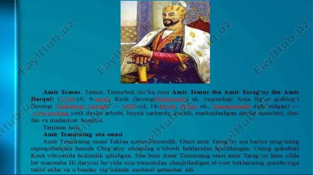 amir temur davlat boshqaruv tizimi va harbiy yurishlari - Page 2