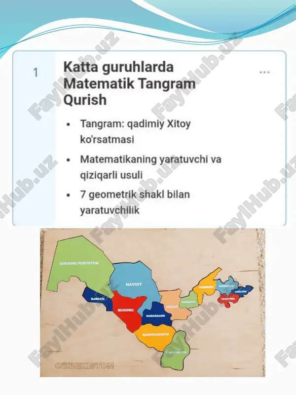 matematik tangram katta guruhlarda qurish yasash matematika - Page 2