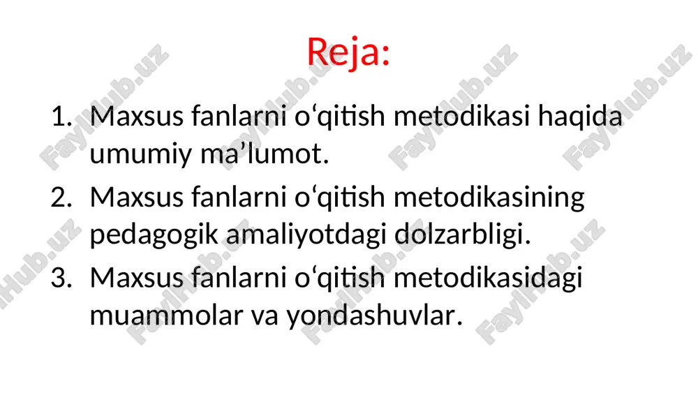 r darsda talabalar kichik guruhlarga bo‘linib, muhokamalar, bahs-munozara (debatlar)da ishtirok etsa, ularda notiqlik san’ati, tanqidiy fikrlash, to‘g‘ri savollar tuzish mahorati rivojlanib, ular materialning 50%ni o‘zlashtirib, xotirada saqlab qolishlari mumkin. dars jarayonlarini amaliyot bilan bog‘lash, har qanday olingan yangi ma’lumotlarni amaliyotda sinash o‘rganuvchi uchun katta samara beradi. bu holda 75% bilim xotirada saqlanib qoladi. va so‘nggi bosqich – o‘z bilimlarini boshqalarga yetkazish, o‘rgatish, o‘qitish orqali (teach others) 90% samaraga erishishi mumkin. bilim olishning eng afzal usuli — bilim berish degan naql bor. eng samarali faol bilim quyidagi holatlarda amalga oshiriladi: biz ma'lumotni quyidagilar orqali qabul qilamiz va qayta ishlaymiz: 1% - ta'm bilish 1,5% - teri orqali 3,5% - hid bilish organlari 11% - eshitish organlari 83% - ko'rish organlari 12 ma'lumotni qabul qilish 12% - his qilaman 13% - eshitaman 75% - ko‘raman men tinglayman - unutaman ko'raman – eslab qolaman men buni o'zim qilaman – tushunib yetaman. konfutsiy 13 …