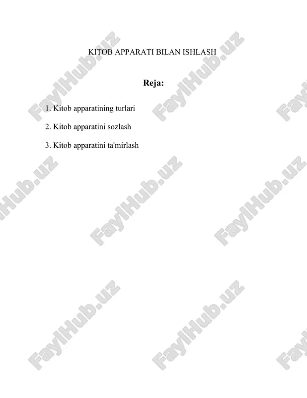 qlarni kesishga mo'ljallangan va gilotin pichoq tizimidan foydalanadi. - **dumaloq pichoqli kesish apparatlari**: maxsus dumaloq pichoqlar yordamida nozik kesish uchun ishlatiladi. 4. **biralash apparatlari**: bu apparatlar qadoqlashdan oldin kitoblarni tekislash va to'ldirish jarayonlarini bajaradi. 5. **raqamli bosib chiqarish apparatlari**: ushbu apparatlar kitobning matnli qismini bosib chiqarishda ishlatiladi. raqamli bosma uskunalar yuqori sifatli va tezkor bosma jarayonlarini ta'minlaydi. 6. **muhrlash apparatlari**: bu uskunalar kitob muqovalariga yoki varaqlariga maxsus muhr, logotip yoki boshqa belgi qo'yishda ishlatiladi. 7. **avtomatik yig'ish apparatlari**: ushbu uskunalar kitobning har bir qismisini avtomatik ravishda yig'adi va muqovalash jarayonini yakunlaydi. 8. **yiltiroq bostirish apparatlari**: bu apparatlar kitob muqovalariga va ba'zan varaqlariga maxsus yiltiroq effektlar qo'shishda ishlatiladi. hozirgi zamonaviy kitob ishlab chiqarish uskunalari raqamli texnologiyalarni keng ko'lamda qo'llaydi. raqamli printerlar, lazerni kesuvchi apparatlar va avtomatik biriktiruvchi tizimlar ishlab chiqarish jarayonini avtomatlashtiradi va samarasini oshiradi. kitob apparati ishlab chiqarish sohasida davom etayotgan innovatsion yondashuvlar kitoblarni ishlab chiqarish vaqtini kamaytirish, qulaylikni oshirish …