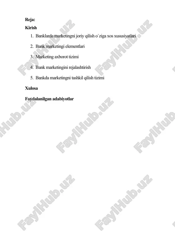 avlat milliy xo`jaligining eng muhim sohasidir. oxirgi yillarda u jiddiy o`zgarishlarga uchradi. amerikalik tadqiqotchilar ro`y berayotgan o`zgarishlarda «moliyaviy inqilob» ni ko`rishga moyil bo`lmoqda. bank tizimining barcha tarkibiy qismlari modifikatsiyalanmoqda. bunda bozo iqtisodiyoti amal qiladigan mamlakatlar bank tizimidagi dinamik o`zgarishlar butun xalq xo`jaligida ro`y berayotgan muhim o`zgarishlar bilan asoslanadi. jahon iqtisodiyotining rivojlanishi fan-texnika inqilobining zamonaviy bosqichi xususiyatlari bilan belgilanadigan tarkibiy qayta qurish murakkab davri bilan tavsiflanadi. zamonaviy bozor talablariga moslashuvchan va tezkor javob qaytarish uchun kompaniyalar turli usullarni qo`llamoqda, jumladan: · mahsulot yangilash sur’atining yuqoriligi qo`llab-quvvatlash uchun firmalar ittki o`tkazishga katta mablag` sarflamoqda; · ixtisoslashuvni nisbatan tez va og`riqsiz o`zgartirishga imkon beradigan, elektronikaga asoslangan ishlab chiqarish bazasi yaratilmoqda; · xo`jalik faoliyatini diversifikatsiya qilish jadal rivojlanmoqda. bu chora-tadbirlar yirik kapital qo`yilmalarni talab qiladi. kapital qo`yilmalarga bo`lgan talabni qondirishning muhim manbasi bank tizimi hisoblanadi. bank sohasiga sug`urta, brokerlik, jamg`arma, trast kompaniyalari, pensiya fondlari, savdo-sanoat korporatsiyalari kabi nobank muassasalari kirib borishi yangicha holatga aylandi. …
