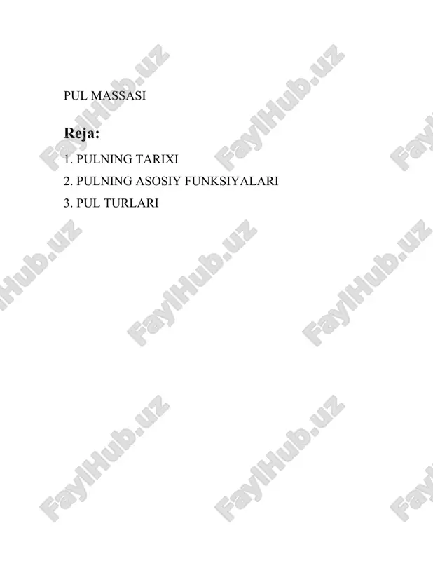 qog'oz pullarning paydo bo'lgan davridir. milodiy viii asrda tang sulolasi davrida xitoyda birinchi qog‘oz pullar ishlab chiqarilgan. ushbu qog'oz pullar dastavval qarz majburiyatlari sifatida boshqalar tomonidan qabul qilingan hujjatlarning bir shakli bo'lib, qachondir ma’lum bir hajmda oltin yoki kumushga almashtirilishi mumkin edi. qog‘oz pullar keyinchalik xiv asrda yevropaga yetib kelgan. shved bankasi tomonidan 1661-yilda evropada ham birinchi qog'oz pullar chiqarilgan. shvetsiyada banknotlar qimmatbaho metallarni saqlash va tashabbuslarni osonlashtirgan. shu bilan birga, qog‘oz pullarning yirik miqyosda qo‘llanilishi yevropada xviii asr va xix asrning boshlariga to‘g‘ri keladi. pulning xalqaro tarixida yana bir muhim yutuq bu bretton-vuds tizimi boʻlib, 1944 yilda joriy etilgan. unga ko‘ra, barcha asosiy milliy valyutalar qiymatini oltin bilan muvofiqlashtirgan, va yalpi xalqaro moliya tizimi o‘zaro bir xil valyuta kurslarida ishlagan. 1971 yilda aqsh prezident richard nikson oltin standarti tizimini bekor qildi, shundan so'ng inkor bazasiga o‘tilgan. zamonaviy davrda pul to‘lash vositalarida yangi shakllar, jumladan elektron pullar va kriptovalyutalar paydo …