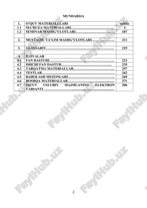 g “ta’lim to‘g‘risida”gi qonuni. 2. ta’lim sohasidagi davlat siyosatining asosiy tamoyillari. 3. ta’lim tizimi va turlari. 4. pedagoglik kasbi, uning paydo bo’lishi va ravnaq topishi. tayanch tushunchalar: pedagogika, ta’lim, bilim, o‘qituvchi, o‘quvchi, “ta’lim to‘g‘risida”gi qonun, ta’lim siyosati, tamoyil, ta’lim tizimi. o‘zbekiston respublikasining 2020-yil 23-sentyabrda tasdiqlangan “ta’lim to‘g‘risida”gi qonuni. o’zbekiston respublikasi siyosiy mustaqillikni qo’lga kiritgach, ijtimoiy hayotimizning barcha sohalarida tub islohotlar amalga oshirila boshlandi. totalitar boshqaruv usuli asosida ish yuritilayotgan xalq ta’limi tizimida ham so’nggi o’n yilliklar davomida yuzaga kelgan muammolarni hal etish vazifasi respublika hukumati hamda mutasaddi tashkilotlarni ta’lim tizimida ham jiddiy o’zgarishlarni amalga oshirishga undadi. bu boradagi sa’i-harakatlarning samarasi sifatida 1992 yil iyul oyida mustaqil o’zbekistonning ilk “ta’lim to’g’risida”gi qonuni qabul qilindi. mazkur qonun mazmunida respublika ta’limi tizimi, uning asosiy yo’nalishlari, maqsad, vazifalari, ta’lim bosqichlari va ularning mohiyati kabi masalalar o’z ifodasini topdi. biroq, 1997 yilga kelib, o’zbekiston respublikasining “ta’lim to’g’risida”gi qonuni va uning mazmunida ilgari surilgan g’oyalarning amaliyotga …