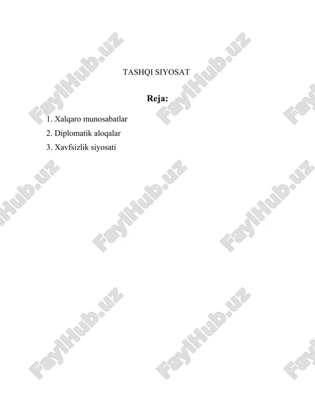 ushbu harbiy ittifoq 1949-yilda tashkil etilgan va keng qo'llab-quvvatlangan xavfsizlik kafolatlarini taklif etadi. dunyo bo'ylab inson huquqlari bo'yicha asosiy xalqaro hujjat - bu 1948-yilda qabul qilingan bmt inson huquqlari umumjahon deklaratsiyasi. uni barcha 193 bmt a'zosi davlatlar shart nominal qabul qilgan, bu hujjat xalqaro huquq va milliy qonunchilik uchun muhim asos bo'lib xizmat qiladi. g-20, ya'ni "katta yigirma" davlatlari guruhiga 19 davlat va yevropa ittifoqi kiradi. ushbu guruhga a'zo davlatlarning umumiy yaimi dunyo yaimining qariyb 85 foizini tashkil qiladi va dunyo savdosining 75 foizidan ortig'ini amalga oshiradi. xalqaro valyuta tizimida 189 davlat a'zo bo'lgan xalqaro valyuta jamg'armasi (xvj) markaziy rol o'ynaydi. xvjning asosiy maqsadi global valyutaviy hamkorlikni ta'minlash, moliyaviy barqarorlikni rag'batlantirish va o'z a'zo davlatlarida iqtisodiy rivojlanishni qo'llab-quvvatlashdan iborat. dunyo bo'yicha harbiy xarajatlar 2022-yilda 2 trilliondan ortiq aqsh dollariga yetdi. shu jumladan, aqsh dunyo bo'ylab eng ko'p harbiy xarajatlarga ega davlat bo'lib, uning boji 800 milliard aqsh dollaridan oshdi. atrof-muhit …