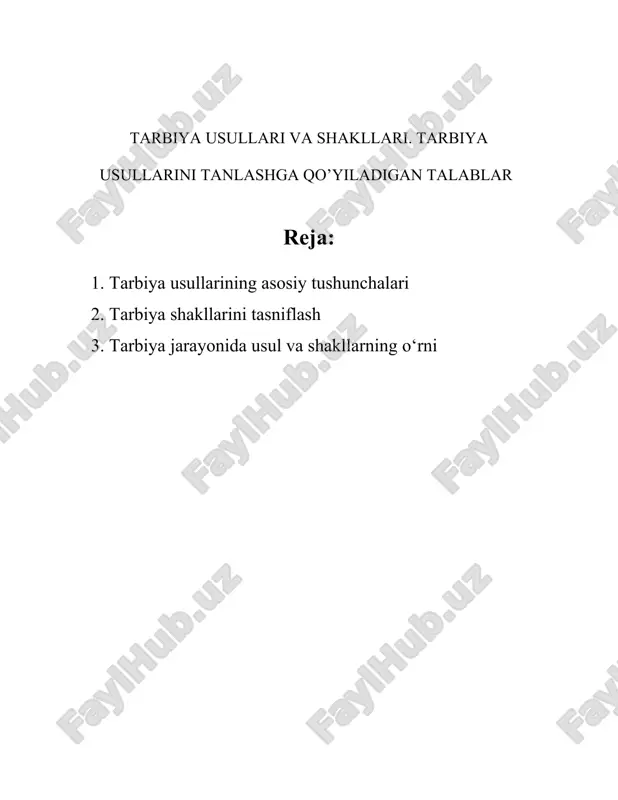 turli xil oʻyinlardan foydalanishni o‘z ichiga oladi. ushbu usul o‘quvchilarning darslarga jalb qilinishini ta'minlaydi va ularning ijodiy fikrlash qobiliyatlarini rivojlantiradi. dasturlashtirilgan ta’lim usuli - bu ta’lim berishning zamonaviy texnologik usulidir. bu jarayon raqamli vositalar yordamida amalga oshiriladi. u interaktiv ta’lim dasturlari va ilovalarni oʻz ichiga oladi. nazorat va baholash usuli ham muhim tarbiya usuli hisoblanadi. ushbu usul yordamida o‘quvchilarni qiymatlash, ularga mustahkam bilim va ko‘nikmalar berish jarayoni amalga oshiriladi. samarali baholashdan oʻquvchilarning kuchli va kuchsiz tomonlari haqida xabardor bo‘lish mumkin. eksperiment usuli - bu o‘quv jarayonida turli amaliy tajribalardan foydalangan holda o‘quvchilarga fanlarni chuqurroq anglash imkonini beradi. bu usul o‘quvchilarning ilmiy tadqiqot qobiliyatlarini rivojlantirishda katta ahamiyatga ega. shuningdek, ijtimoiy hamkorlik usuli - bu usulda o‘quvchilar jamoaviy loyihalar ustida ishlash uchun jamoaviy ruhga ega bo‘lishadi. ijtimoiy hamkorlik o‘quvchilarga birgalikda ishlash va turli xil fikrlarni e’tiborga olish ko‘nikmalarini beradi. ko‘plab tadqiqotlar shuni ko‘rsatadiki, samarali tarbiya usullari qanday tanlanishidan qat’i nazar, asosiy maqsad …
