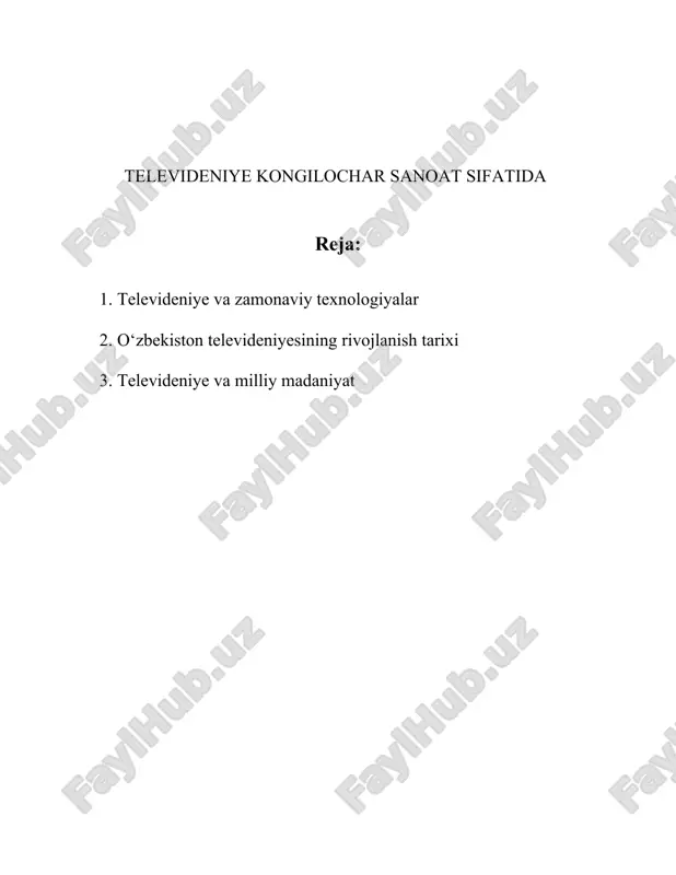 niyatini beradi. 2022-yilning ma'lumotlariga ko'ra, jahon bo'ylab sotilgan televizorlarning 80% dan ortig'i aqlli televizorlardir. televizorlar boshqa texnologiyalar bilan integratsiyalashib bormoqda. masalan, ularni ovozli boshqarish uchun amazon alexa yoki google assistant kabi virtual yordamchilar bilan uyg'unlashtirish mumkin. shuningdek, iot (internet of things) texnologiyasi bilan uy qulayligini ta'minlashda televisordan foydalanish mumkin. 4k televizorlar yuqori piksellar sonini ta'minlaydi, bu esa 1080p hd televizorlarga qaraganda to'rt barobar yuqori aniqlikdir. 2019-yilda 4k televizorni qamrov darajasi aqshda 47% ni tashkil etdi. 8k texnologiyasi esa 4k texnologiyasidan to'rt barobar yuqori aniqlikni ta'minlaydi, biroq 8k kontent hali rivojlanish jarayonida. televiziya industriyasi yildan-yilga o'sib bormoqda. pwc kompaniyasining 2023 yilgi hisobotiga ko'ra, global televizor va oqimli video bozorining qiymati 450 milliard dollarga yetishi kutilmoqda. raqamli televizor yetkazib beruvchilar ko'plab musobaqali xizmatlar ko'rsatmoqda. netflix, amazon prime, disney+ kabi xizmatlar ko'tarilishi bilan oqimli video kontent bozorini sezilarli darajada o'zgartirdi. 2021-yilda netflix abonentlari soni 210 millionga yetdi. holografik televizorlar va 3d tv texnologiyalari …